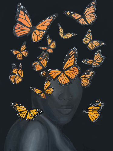 Butterfly Thoughts Original Painting