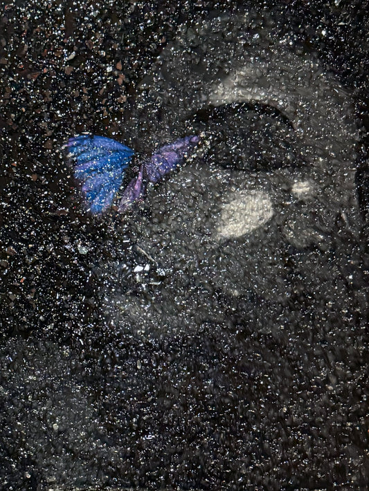 Becoming, Still Original Glass Painting