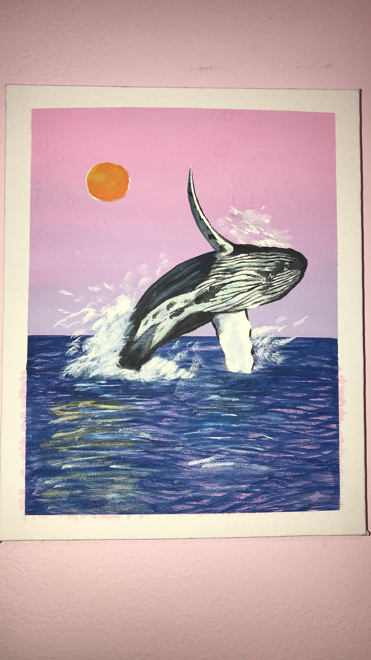 whale jumping out of water