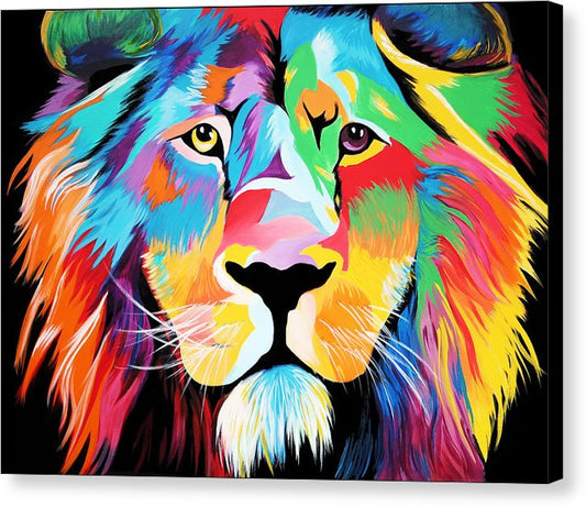 King Of Courage - Canvas Print