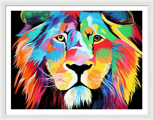 King Of Courage - Framed Print