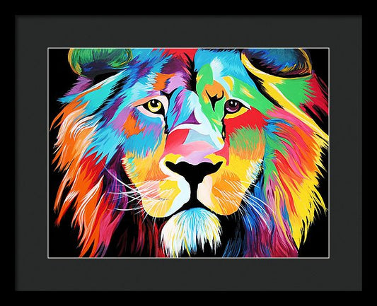 King Of Courage - Framed Print