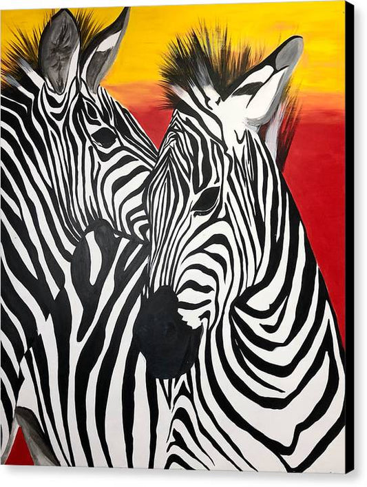Zebras - Canvas Print