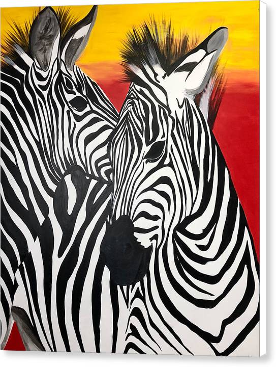 Zebras - Canvas Print