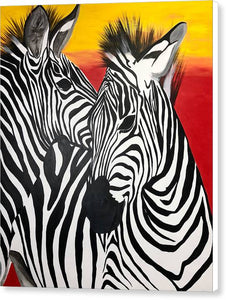 Zebras - Canvas Print