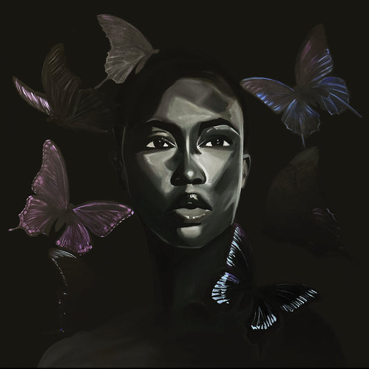"Black Butterfly" - Limited Edition Art Print