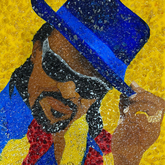 Chuck Brown Glass Original Painting