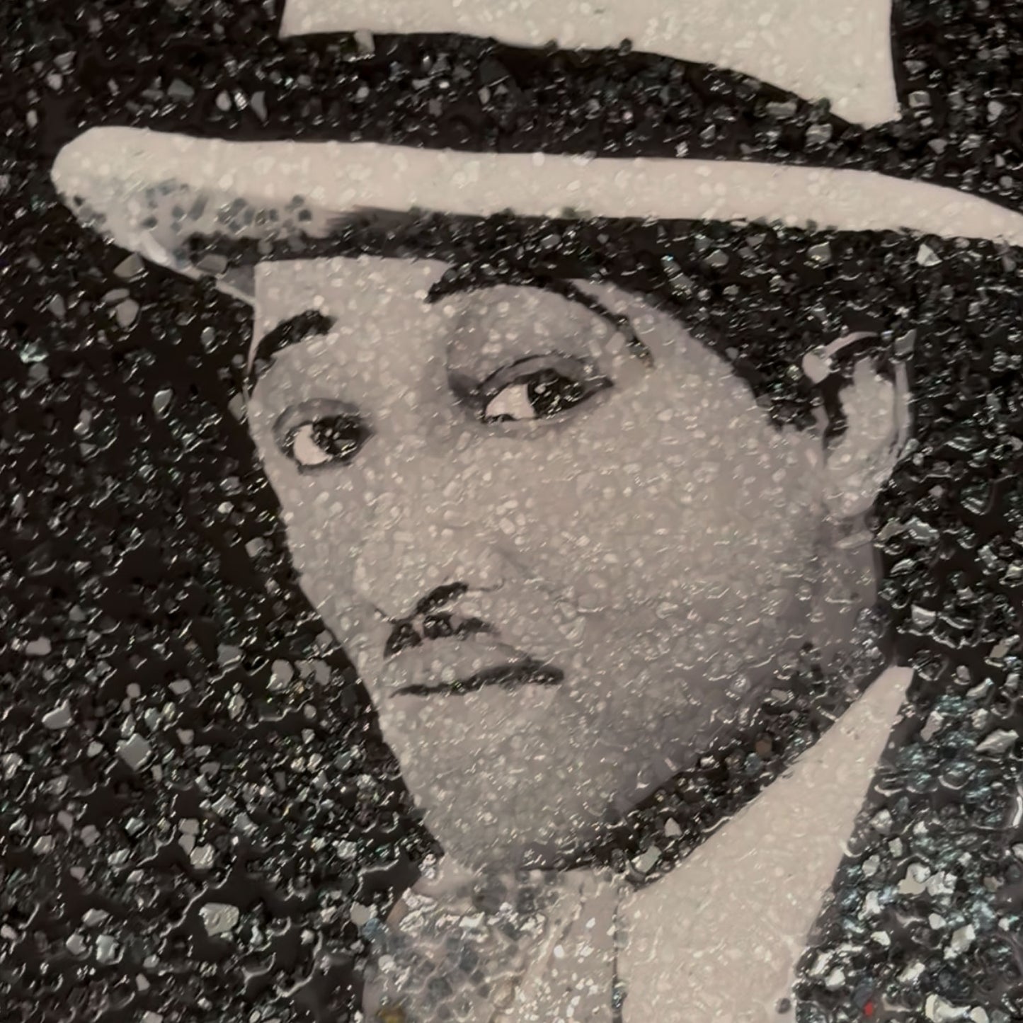 Duke Ellington Glass Original Painting