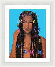 Load image into Gallery viewer, Butterfly Girl - Framed Print