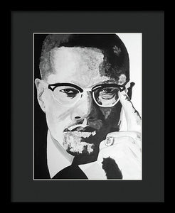 Malcom X - Framed Print