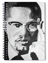 Load image into Gallery viewer, Malcom X - Spiral Notebook