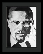 Load image into Gallery viewer, Malcom X - Framed Print