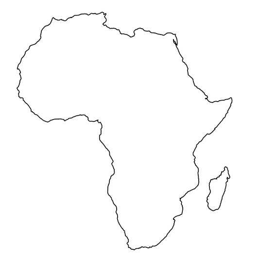 FREE Africa Coloring Page