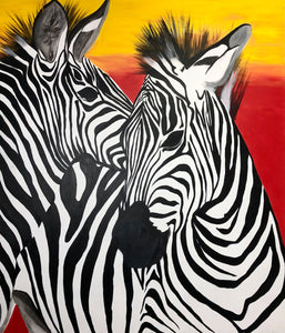 Zebras - Orignal Painting