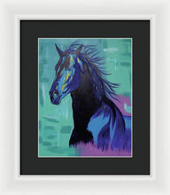 Load image into Gallery viewer, Blue Stallion  - Framed Print