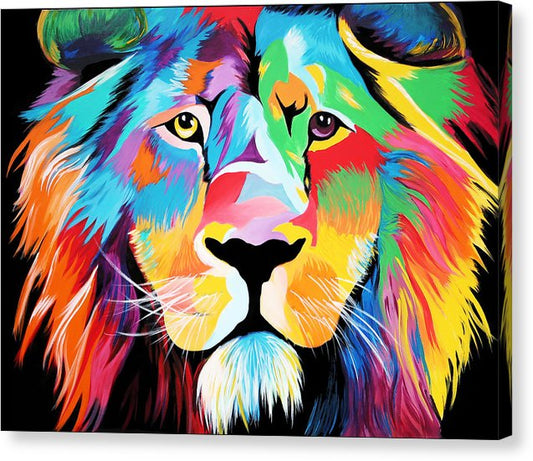 King Of Courage  - Canvas Print