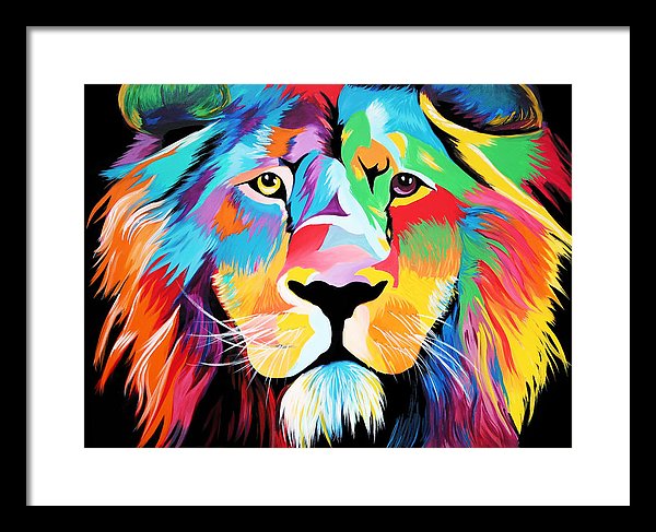 King Of Courage  - Framed Print