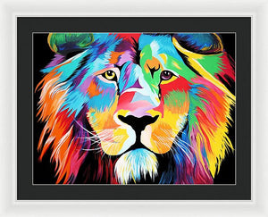 King Of Courage  - Framed Print