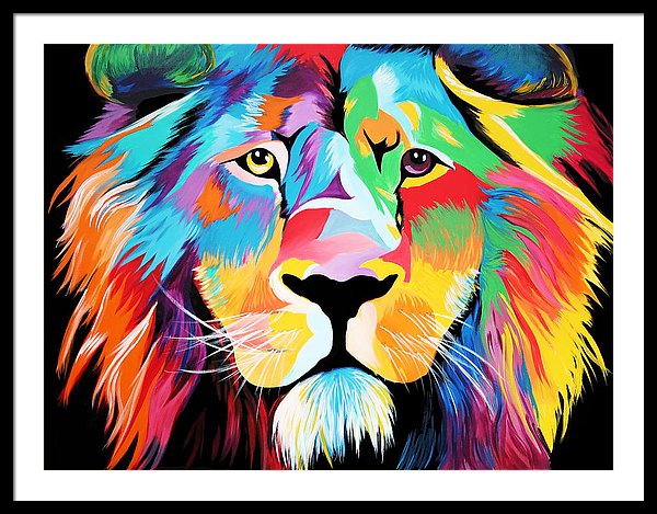 King Of Courage  - Framed Print