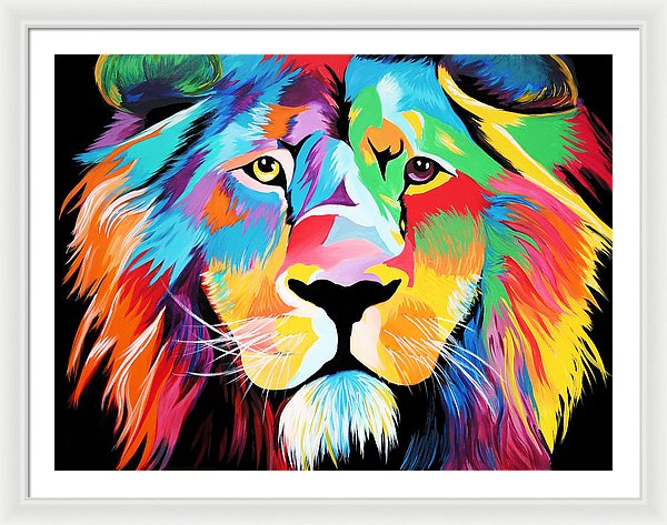 King Of Courage  - Framed Print