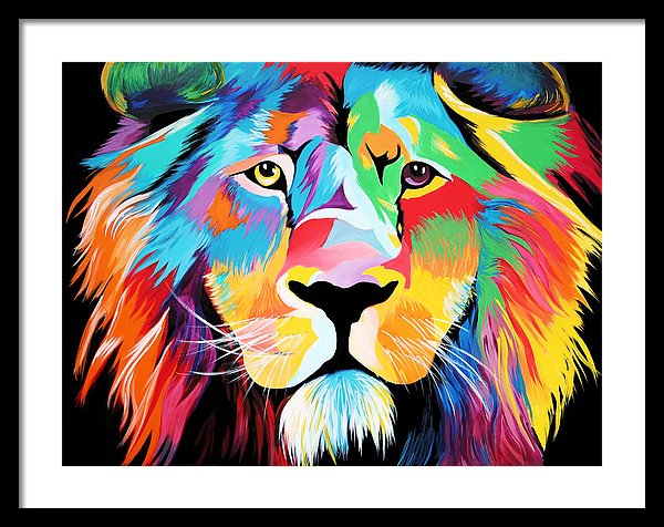 King Of Courage  - Framed Print