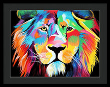Load image into Gallery viewer, King Of Courage  - Framed Print