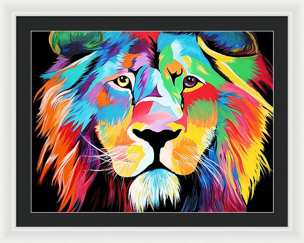 King Of Courage  - Framed Print