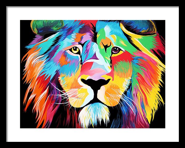 King Of Courage  - Framed Print