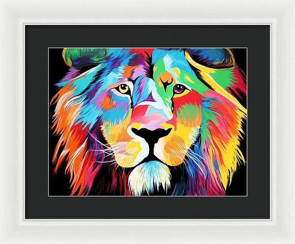 King Of Courage  - Framed Print