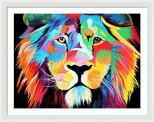 King Of Courage  - Framed Print