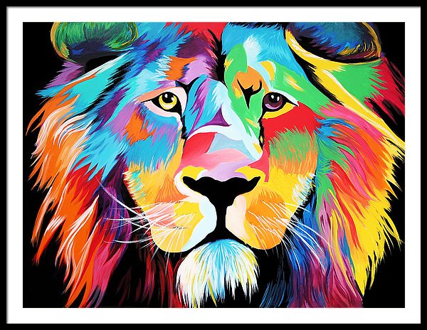 King Of Courage  - Framed Print