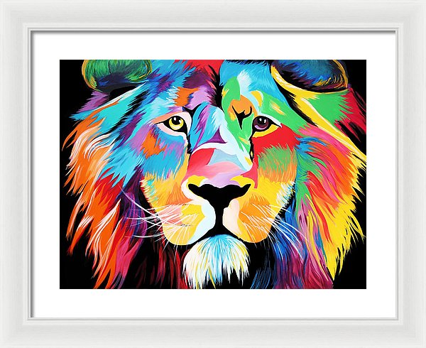 King Of Courage  - Framed Print