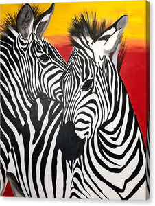 Zebras - Canvas Print