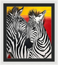 Load image into Gallery viewer, Zebras - Framed Print