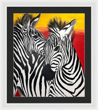 Load image into Gallery viewer, Zebras - Framed Print